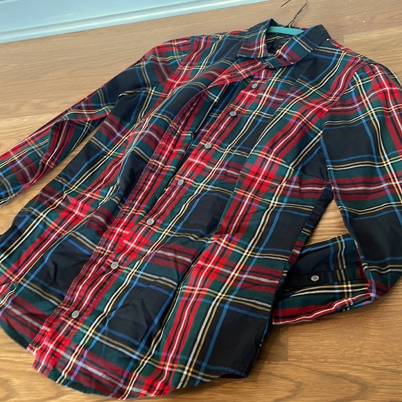 This is a J.Crew blazer. It is in really good condition with no holes or rips. - Picture 2 of 4